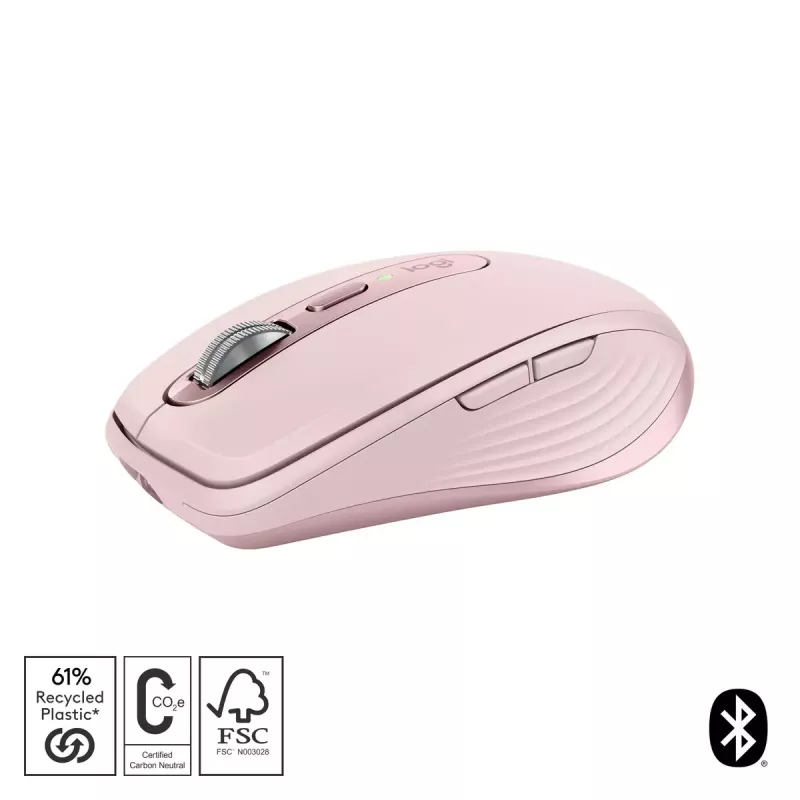 pele Logitech MX 3S Pink USB Optical