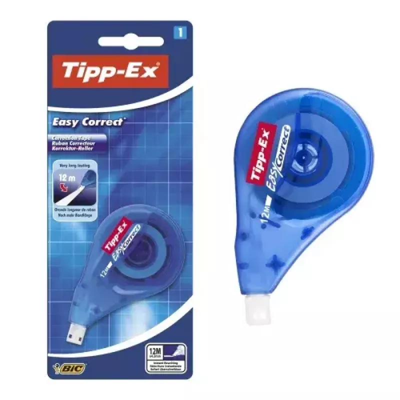 Korekcijas lente BIC 8290362 12 m Zila Balta 4,2 mm