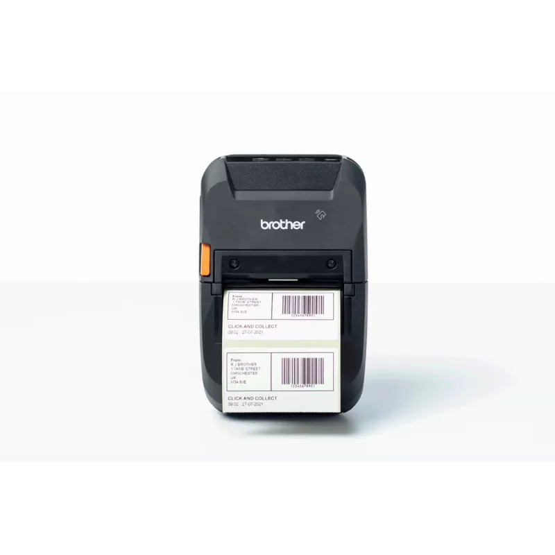 Brother RJ3230BL etiķešu printeris Tiešā termopārnese 203 x 203 DPI 127 mm/s Bezvadu Wi-Fi Bluetooth