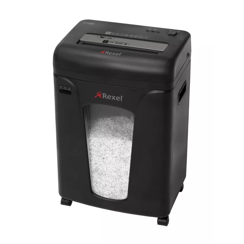 Rexel Mercury REM820 Jam Free Shredder P5, Mikrogriezums, 22.5 cm, 1.9 x 15 mm, 21 L, 220 loksnes, 58 dB