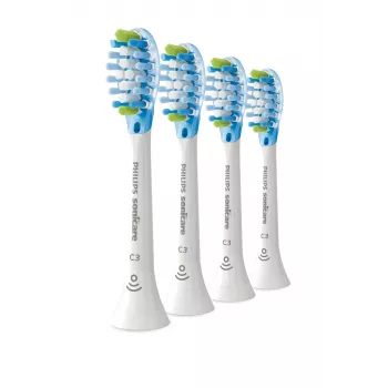 Philips Premium Plaque Defence HX9044/87 4 gab. birstīšu uzgaļi, 4 gab., Balta, 3 mēneši, Vidēja, 62000 kustības minūtē, Philips