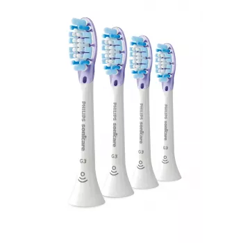 Philips Premium Gum Care HX9054/87 4 pack birstes galviņas, 4 gab., Balta, 3 mēneši, Mīksta, 62000 kustības minūtē, Philips
