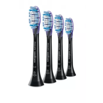 Philips Premium Gum Care HX9054/88 4 pack birstīšu galviņas, 4 gab., Melnas, 3 mēn., Mīkstas, 62000 kustības minūtē, Philips