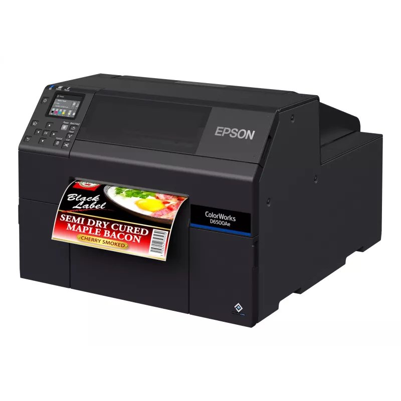 Epson ColorWorks D6500Ae etiķešu printeris, termiskā pārnese, krāsu, 1200 x 1200 DPI, 85 mm/sek., vadu Ethernet LAN