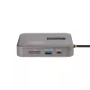 StarTech.com USB C dokstacija, divi 4K 60Hz HDMI saderīga ar Macbook Pro (M1/M2/M3/M4) un Windows, USB-A/USB-C 10Gbps centrmezgls, 100W strāvas piegāde, GbE, SD, 22 collu/56 cm kabelis