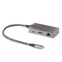 StarTech.com USB-C multiportu adapteris - 4K 60Hz HDMI - HDR - 2 portu 5Gbps USB 3.0 centrmezgls - 100W strāvas padeves caurlaide - GbE - sertificēts darbam ar Chromebook - Windows/macOS
