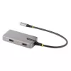 StarTech.com USB-C multiportu adapteris - 4K 60Hz HDMI - HDR - 2 portu 5Gbps USB 3.0 centrmezgls - 100W strāvas padeves caurlaide - GbE - sertificēts darbam ar Chromebook - Windows/macOS