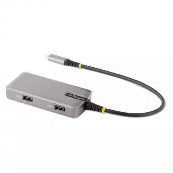 StarTech.com USB-C multiportu adapteris - 4K 60Hz HDMI - HDR - 2 portu 5Gbps USB 3.0 centrmezgls - 100W strāvas padeves caurlaide - GbE - sertificēts darbam ar Chromebook - Windows/macOS