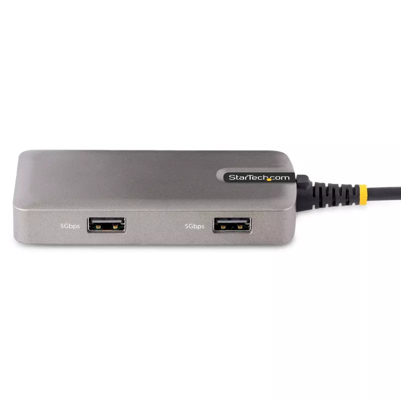 StarTech.com USB-C multiportu adapteris - 4K 60Hz HDMI - HDR - 2 portu 5Gbps USB 3.0 centrmezgls - 100W strāvas padeves caurlaide - GbE - sertificēts darbam ar Chromebook - Windows/macOS