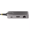StarTech.com USB-C multiportu adapteris - 4K 60Hz HDMI - HDR - 2 portu 5Gbps USB 3.0 centrmezgls - 100W strāvas padeves caurlaide - GbE - sertificēts darbam ar Chromebook - Windows/macOS
