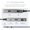 StarTech.com USB-C multiportu adapteris - 4K 60Hz HDMI - HDR - 2 portu 5Gbps USB 3.0 centrmezgls - 100W strāvas padeves caurlaide - GbE - sertificēts darbam ar Chromebook - Windows/macOS