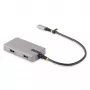 StarTech.com USB-C multiportu adapteris - 4K 60Hz HDMI ar HDR - 3 portu USB centrmezgls - 100W Power Delivery caurlaide - sertificēts Works With Chromebook - Windows/macOS/iPadOS/Android™
