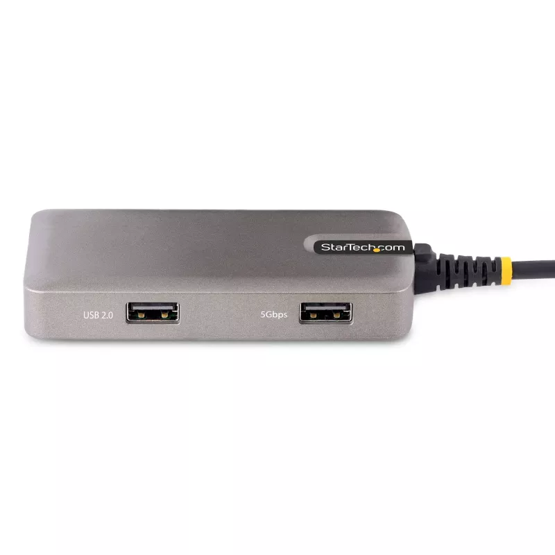 StarTech.com USB-C multiportu adapteris - 4K 60Hz HDMI ar HDR - 3 portu USB centrmezgls - 100W Power Delivery caurlaide - sertificēts Works With Chromebook - Windows/macOS/iPadOS/Android™