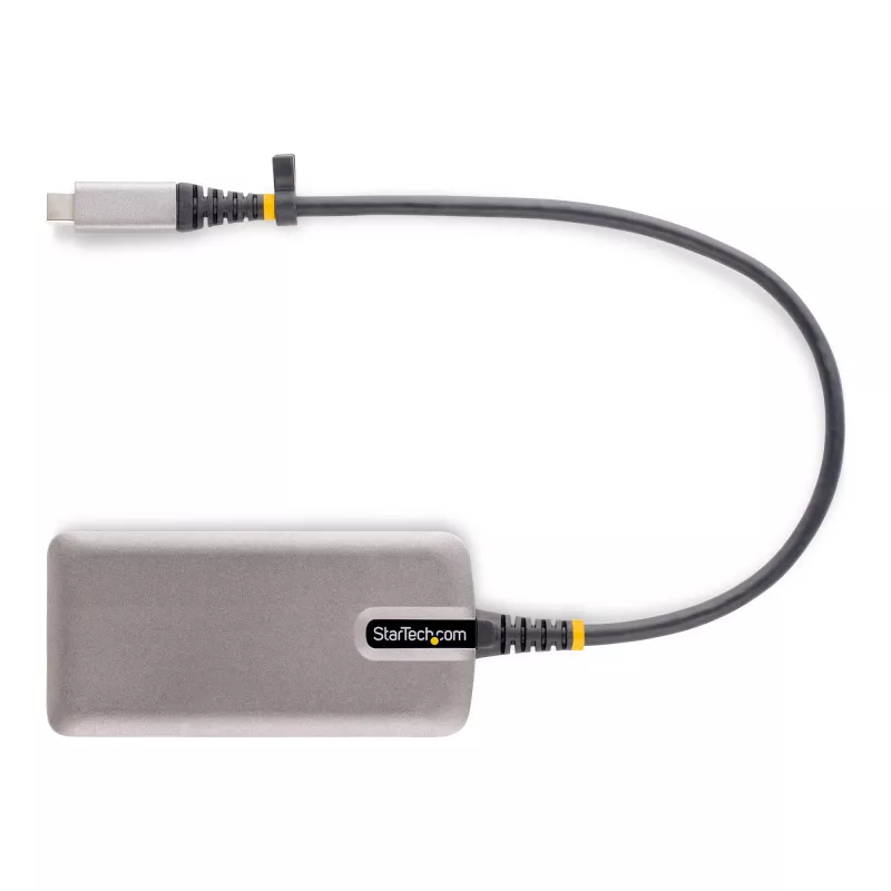 StarTech.com USB-C multiportu adapteris - 4K 60Hz HDMI ar HDR - 3 portu USB centrmezgls - 100W Power Delivery caurlaide - sertificēts Works With Chromebook - Windows/macOS/iPadOS/Android™