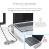 StarTech.com USB-C multiportu adapteris - 4K 60Hz HDMI ar HDR - 3 portu USB centrmezgls - 100W Power Delivery caurlaide - sertificēts Works With Chromebook - Windows/macOS/iPadOS/Android™