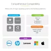 StarTech.com USB-C multiportu adapteris - 4K 60Hz HDMI ar HDR - 3 portu USB centrmezgls - 100W Power Delivery caurlaide - sertificēts Works With Chromebook - Windows/macOS/iPadOS/Android™