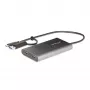 StarTech.com USB-C uz divu HDMI adapteris - USB-C vai A uz 2x HDMI - 4K 60Hz - 100W Power Delivery caurlaide - 1 pēda (30 cm) iebūvēts kabelis - USB uz HDMI vairāku monitoru pārveidotājs klēpjdatoram - TAA