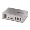 StarTech.com 10 portu USB-C centrmezgls - 8x USB-A/2x USB-C - pašdarbināms ar 65 W barošanas avotu - USB 3.1 10Gbps - galddatora/klēpjdatora USB centrmezgls ar USB-IF sertificētu 3 pēdu bloķēšanas kabeli, USB C centrmezgls