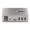 StarTech.com 10 portu USB-C centrmezgls - 8x USB-A/2x USB-C - pašdarbināms ar 65 W barošanas avotu - USB 3.1 10Gbps - galddatora/klēpjdatora USB centrmezgls ar USB-IF sertificētu 3 pēdu bloķēšanas kabeli, USB C centrmezgls