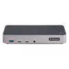 StarTech.com USB-C trīs monitoru dokstacija - HDMI/DP trīskāršs 4k USB-C doks - 5x USB centrmezgls - GbE - 100W PD - Universāla vairāku monitoru dokstacija - saderīga ar Thunderbolt 3/4