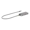 StarTech.com USB-C trīskāršu monitoru vairākportu adapteris, dubultā 4K 60Hz + 4K 30Hz HDMI un DisplayPort, 3 portu USB 10Gbps centrmezgls, 100W PD caurlaide, GbE, ceļojumu dokstacija, Windows un ChromeOS