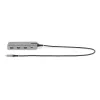 StarTech.com USB-C trīskāršu monitoru vairākportu adapteris, dubultā 4K 60Hz + 4K 30Hz HDMI un DisplayPort, 3 portu USB 10Gbps centrmezgls, 100W PD caurlaide, GbE, ceļojumu dokstacija, Windows un ChromeOS