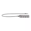 StarTech.com USB-C trīskāršu monitoru vairākportu adapteris, dubultā 4K 60Hz + 4K 30Hz HDMI un DisplayPort, 3 portu USB 10Gbps centrmezgls, 100W PD caurlaide, GbE, ceļojumu dokstacija, Windows un ChromeOS