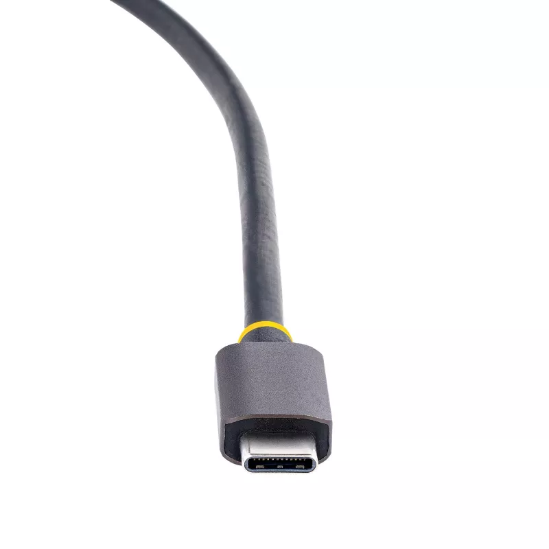StarTech.com USB C vairāku pieslēgvietu adapteris, divi HDMI video izejas, 4K 60Hz, 2-portu 5Gbps USB-A centrmezgls, 100W Power Delivery caurlaide / GbE / SD / MicroSD, 12 collu / 30 cm kabelis, ceļojumu dokstacija, klēpjdatora pieslēgstacija
