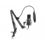 Sandberg Streamer USB mikrofona komplekts, Studijas mikrofons, -27 dB, 30 - 16000 Hz, 24 bitu, 96 kHz, Vienvirziena