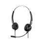 Sandberg USB Office Headset Pro Stereo, vadu, birojs/zvanu centrs, 20–20000 Hz, 115 g, austiņas, melnas