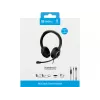 Sandberg MiniJack Chat Headset, Vadu, Zvaniem/Mūzikai, 20 - 20000 Hz, 180 g, Austiņas, Melns