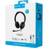 Sandberg MiniJack Chat Headset, Vadu, Zvaniem/Mūzikai, 20 - 20000 Hz, 180 g, Austiņas, Melns