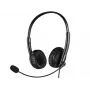 Sandberg 2in1 Office Headset Jack+USB, vadu, birojs/zvanu centrs, 20 - 20000 Hz, 110 g, austiņas, melnas