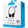 Sandberg 2in1 Office Headset Jack+USB, vadu, birojs/zvanu centrs, 20 - 20000 Hz, 110 g, austiņas, melnas