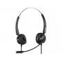 Sandberg USB+RJ9/11 Headset Pro Stereo, vadu, birojs/zvanu centrs, 20–7000 Hz, austiņas, melnas