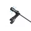Sandberg Streamer USB Clip mikrofons, pie apkakles piestiprināms / atloka mikrofons, -38 dB, 50–18000 Hz, 16 bitu, 48 kHz, 84 dB