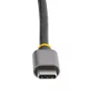 StarTech.com USB-C daudzportu adapteris, 4K 60Hz HDMI video, 3 portu 5Gbps USB centrmezgls, 100W jaudas padeves caurlaide, GbE, 12 collu/30 cm kabelis, mini ceļojuma dokstacija, klēpjdatora dokstacija