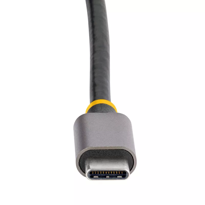 StarTech.com USB-C daudzportu adapteris, 4K 60Hz HDMI video, 3 portu 5Gbps USB centrmezgls, 100W jaudas padeves caurlaide, GbE, 12 collu/30 cm kabelis, mini ceļojuma dokstacija, klēpjdatora dokstacija