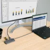 StarTech.com USB-C daudzportu adapteris, 4K 60Hz HDMI video, 3 portu 5Gbps USB centrmezgls, 100W jaudas padeves caurlaide, GbE, 12 collu/30 cm kabelis, mini ceļojuma dokstacija, klēpjdatora dokstacija