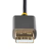 StarTech.com 1 pēda (30cm) HDMI–DisplayPort adaptera kabelis, aktīvs 4K 60Hz HDMI 2.0–DP 1.2 pārveidotājs, HDR, USB kopnes barošana, HDMI avots DisplayPort monitoram, klēpjdatoriem/PC