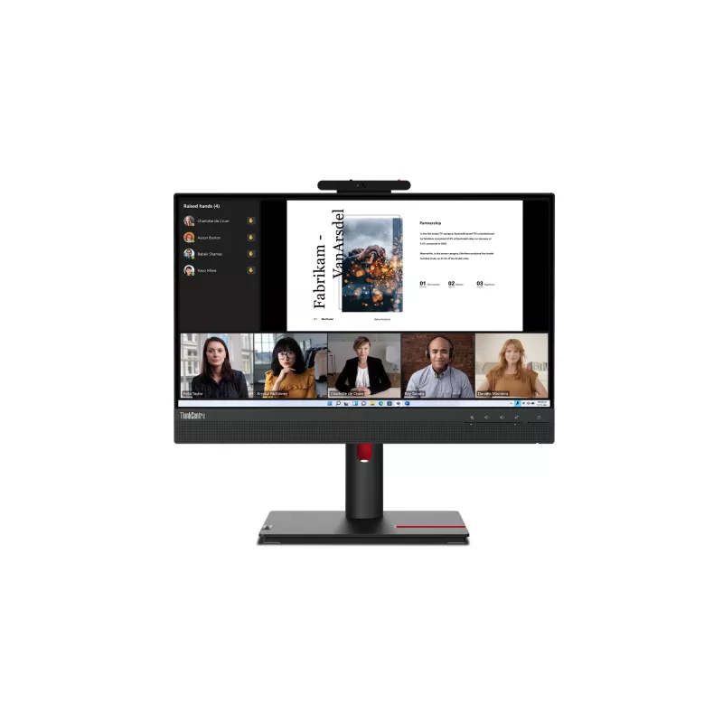Lenovo ThinkCentre TIO-22 Gen5 monitors, 54,6 cm (21,5 collas), 1920 x 1080 pikseļi, Full HD, LED, 6 ms, Melns