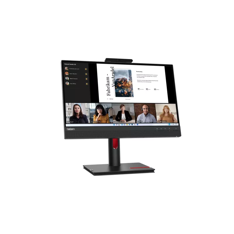 Lenovo ThinkCentre TIO-22 Gen5 monitors, 54,6 cm (21,5 collas), 1920 x 1080 pikseļi, Full HD, LED, 6 ms, Melns