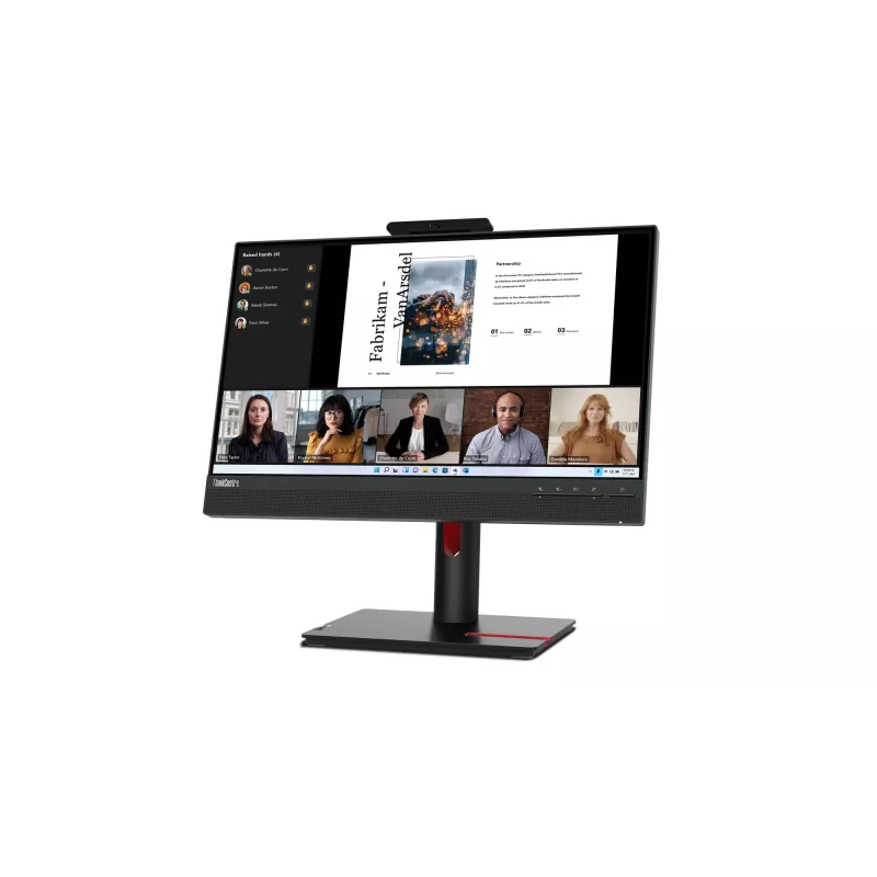 Lenovo ThinkCentre TIO-22 Gen5 monitors, 54,6 cm (21,5 collas), 1920 x 1080 pikseļi, Full HD, LED, 6 ms, Melns