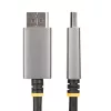 StarTech.com 2 m DisplayPort–HDMI adaptera kabelis, 8K 60 Hz, 4K 144 Hz, HDR10, DP 1.4 uz HDMI 2.1 aktīvais video pārveidotājs, DisplayPort darbvirsmas savienošanai ar HDMI monitoru, vīr.–vīr. – DisplayPort uz HDMI vads