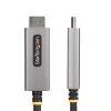 StarTech.com 2 m DisplayPort–HDMI adaptera kabelis, 8K 60 Hz, 4K 144 Hz, HDR10, DP 1.4 uz HDMI 2.1 aktīvais video pārveidotājs, DisplayPort darbvirsmas savienošanai ar HDMI monitoru, vīr.–vīr. – DisplayPort uz HDMI vads
