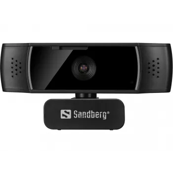 Sandberg USB Webcam Autofocus DualMic, 2.07 MP, 1920 x 1080 pikseļi, Full HD, 30 kadri/s, 70°, 70°