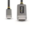 StarTech.com 0,9 m (3 pēdas) USB-C uz HDMI adaptera kabelis, 8K 60 Hz, 4K 144 Hz, HDR10, USB Type-C uz HDMI 2.1 video pārveidotāja kabelis, saderīgs ar USB-C DP Alt Mode/USB4/Thunderbolt 3/4 – USB-C klēpjdatora savienošanai ar HDMI monitoru