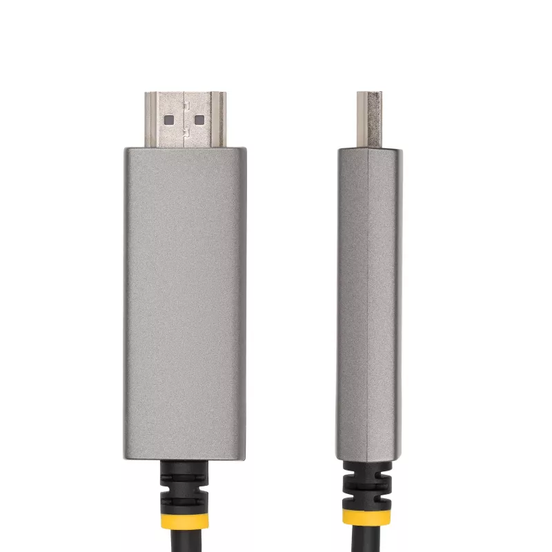 StarTech.com 6 pēdu (2 m) USB-C uz HDMI adaptera kabelis, 8K 60 Hz, 4K 144 Hz, HDR10, USB Type-C uz HDMI 2.1 video pārveidotāja kabelis, USB-C DP Alt Mode/USB4/Thunderbolt 3/4 saderīgs – USB-C klēpjdatora savienošanai ar HDMI monitoru