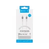 Sandberg USB-C PD to Lightning MFI 1M PRO, 1 m, Lightning, USB C, vīriešu, vīriešu, balts