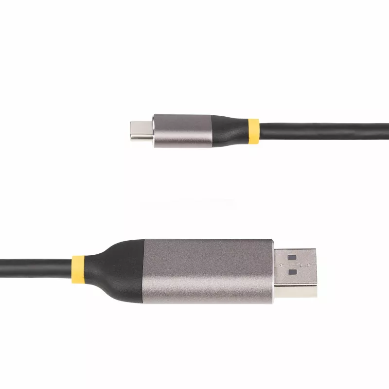 StarTech.com 10 pēdu (3 m) USB-C uz DisplayPort adaptera kabelis, 8K 60 Hz, 4K 144 Hz, HDR, USB Type-C uz DP 1.4 video pārveidotāja kabelis, saderīgs ar USB4/Thunderbolt 3/4